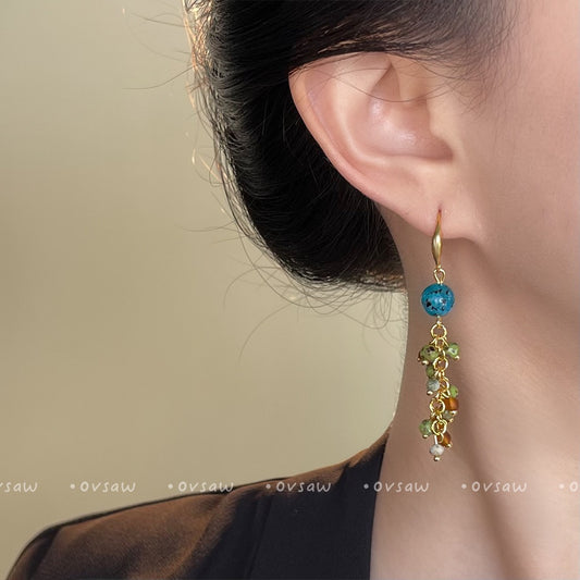 COLORED GLAZE TASSEL DE-G-006